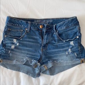 Denim shorts